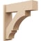 Ekena Millwork 7 1/2-in W x 26-in D x 26-in H Balboa Block Rough Cedar Woodgrain TimberThane Outlooker, Primed Tan OUTUR075X26X26BOA44RCPR - alternate 1